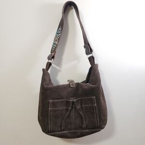 Tylie Malibu * Brown Suede Guitar Strap Bag